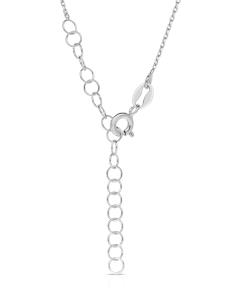 Coliere, Colier argint 925 placuta si inima CL2003-RH, bb-shop.ro