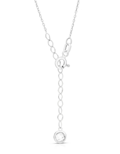 Bijuterii dama cubic zirconia aur, Colier aur 14 kt stea si luna, bb-shop.ro