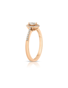 Inel de logodna aur 14 kt halo pave cu diamante RG101930-01-314-P, 001, bb-shop.ro