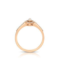 Inel de logodna aur 14 kt halo pave cu diamante RG101930-01-314-P, 002, bb-shop.ro