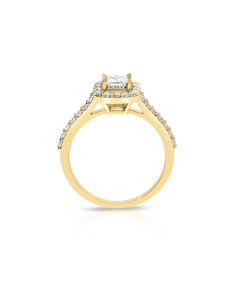 Inel de logodna aur 14 kt halo pave cu diamante RG102451-03-214-Y, 002, bb-shop.ro