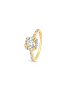 Inel de logodna aur 14 kt halo pave cu diamante RG102451-03-214-Y, 02, bb-shop.ro
