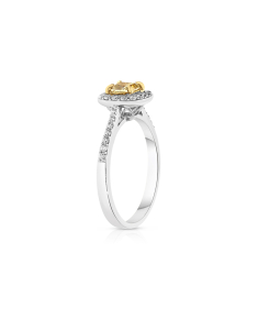Inel de logodna aur 18 kt halo pave cu diamante RG102406-02-418-WY, 001, bb-shop.ro