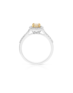 Inel de logodna aur 18 kt halo pave cu diamante RG102406-02-418-WY, 002, bb-shop.ro