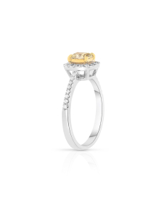 Inel de logodna aur 18 kt halo pave cu diamante RG102921-418-WY, 001, bb-shop.ro
