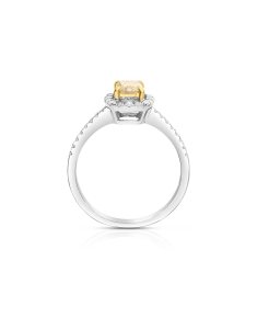 Inel de logodna aur 18 kt halo pave cu diamante RG102921-418-WY, 002, bb-shop.ro
