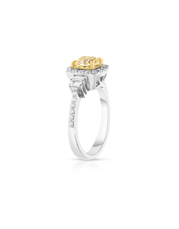 Inel de logodna aur 18 kt halo pave cu diamante RG103101-418-WY, 1, bb-shop.ro