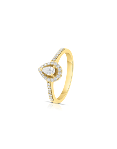 Inel de logodna aur 14 kt halo pave cu diamante RG097804-214-Y, 02, bb-shop.ro
