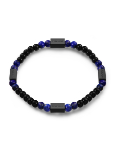 Bratara Police Urban Color Onyx and Lapis lazuli beads PEAGB0001305, 001, bb-shop.ro