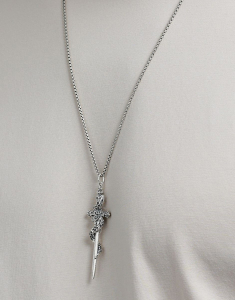 Pandantiv Thomas Sabo Rebel at Heart argint sabie cu sarpe si cubic zirconia PE943-643-11, 003, bb-shop.ro