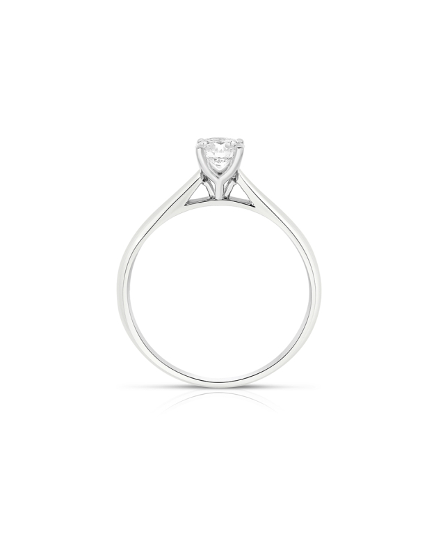 Inel de logodna aur 18 kt solitaire cu diamant RG082667-40-118-W, 2, bb-shop.ro
