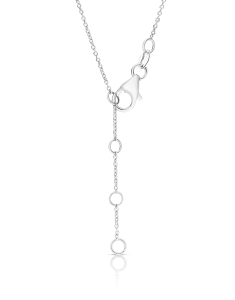 Bijuterii dama peridot, Colier aur 18 kt cu diamante si peridot P24809PER-W, bb-shop.ro