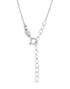 Colier argint 925 cerc si perla 31553AG-RH-W, 001, bb-shop.ro