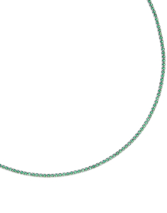 Colier argint 925 tennis si cubic zirconia verde CLP1517-RH-G, 001, bb-shop.ro