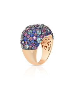 Inel Tirisi Jewelry Doha aur 18 kt cu diamante si pietre semipretioase TR9618AM-P, 001, bb-shop.ro