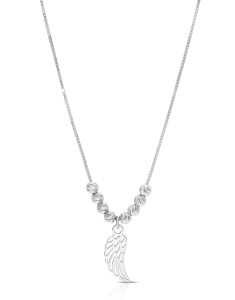 Bijuterii box, Colier argint 925 aripa R0181A-CL-RH, bb-shop.ro