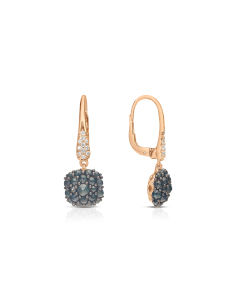 Bijuterii GIOVANNI FERRARIS aur, Cercei Giovanni Ferraris Fragranze aur 18 kt cu diamante blue ZOR1988ERGI-DB, bb-shop.ro
