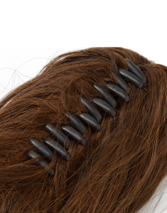 Accesoriu par Claire`s Brown Braided Faux Hair Claw 53327, 002, bb-shop.ro