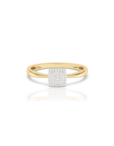Inel de logodna aur 14 kt bouquet cu diamante EU13478RF0009-Y, 02, bb-shop.ro