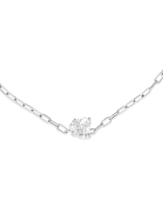 Bratara Bratara argint 925 paperclip cu inima si cubic zirconia ARG2.ART.10C-RH-W, 001, bb-shop.ro