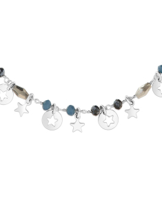 Bratari cristal, Bratara argint 925 stele si cristale BB229002-RH-DBLBK, bb-shop.ro