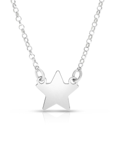 Bijuterii rolo argint, Colier argint 925 stea BB290049-RH, bb-shop.ro