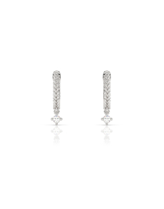 Bijuterii, Cercei aur 14 kt rotunzi cu diamante HL00124EP0007-W, bb-shop.ro