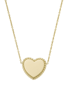 Colier Fossil Drew Engravable Heart JF04360710, 02, bb-shop.ro