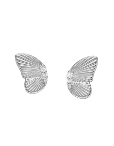 Cercei Fossil Sterling Silver Butterflies stud JFS00621040, 002, bb-shop.ro