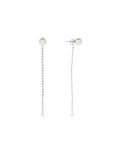 Cercei argint 925 lungi cu perle 9113FESWSH1, 02, bb-shop.ro