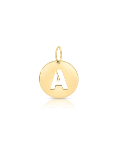Bijuterii, Pandantiv aur 14 kt banut cu litera A GL5441Y-A, bb-shop.ro