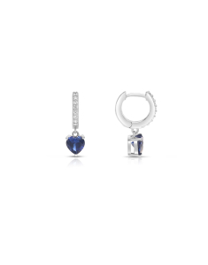 Cercei Maribelle argint rotunzi cu inima si cubic zirconia albastru R2AQU5022700LAFB7, 02, bb-shop.ro