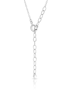 Bijuterii rolo argint, Colier argint 925 lacrima si cubic zirconia R3AU17GKP600LAFEA, bb-shop.ro