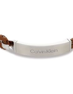 Bratara Calvin Klein Men’s Collection Leather Braided 35000405, 001, bb-shop.ro