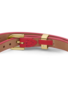 Bratara Fossil Heritage D Link red leather JF04436710, 002, bb-shop.ro