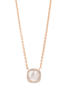 Colier Tirisi Jewelry Milano aur 18 kt cu diamante si cuart alb TP9152WQ-P, 02, bb-shop.ro