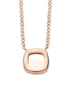 Colier Tirisi Jewelry Milano aur 18 kt cu diamante si cuart alb TP9152WQ-P, 003, bb-shop.ro
