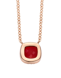 Colier Tirisi Jewelry Milano aur 18 kt cu diamante si rubin TP9152RU-P, 003, bb-shop.ro