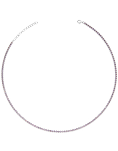 Colier argint 925 tennis si cubic zirconia violet 11775FNSWSH19, 02, bb-shop.ro