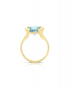 Bijuterii topaz, Inel aur 14 kt cu topaz ZR2386Y-BT, bb-shop.ro