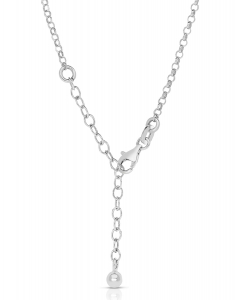 Bijuterii na dama argint, Colier argint 925 cu floare 102-CL019-GCMC353D, bb-shop.ro