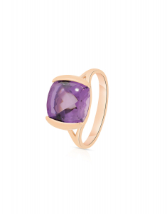Bijuterii, Inel aur 14 kt cu ametist ZR3802P-AMT, bb-shop.ro