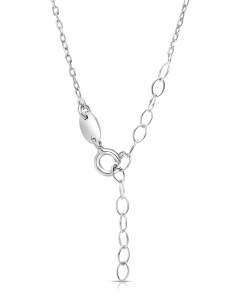 Colier argint 925 cristale si perla 32351AG-RH-CW, 002, bb-shop.ro
