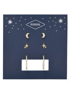 Cercei Fossil Star and Moon set JGFTSET1050, 001, bb-shop.ro
