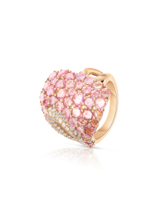 Inel Giovanni Ferraris Fragranze aur 18 kt cu diamante si safire roz AN2132R-ZP, 02, bb-shop.ro