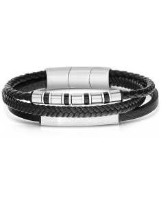 Bijuterii barbatesti piele, Bratara Free Spirit multifir piele BRU01630A, bb-shop.ro