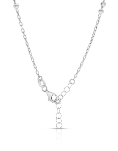 Colier argint 925 paperclip cu trifoi si perle DB080-CL-RH-W, 002, bb-shop.ro