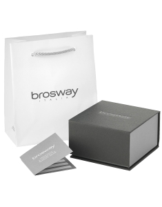 Bratara Brosway Knocker fixa cu piele BKC14, 002, bb-shop.ro