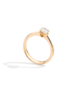 Bijuterii de lux solitaire RECARLO, Inel de logodna Recarlo Anniversary aur 18 kt solitaire cu diamant R01SO001-G024-14-Y, bb-shop.ro