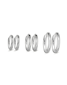 Cercei Fossil Stevie All Stacked Up Hoop set JA7139040, 02, bb-shop.ro